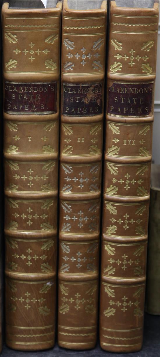 Clarendon, Edward Hyde, 3 vols - State Papers Collected by ...,(-)